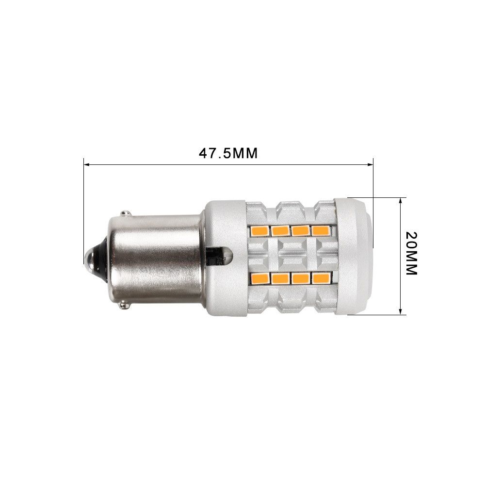 products/535/led sijalica za migavac p21w.jpg - LED SIJALICE P21W BA15S 1156 - 26*3020smd narandzasta - Xenon Svetla Beograd